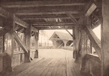 Rheinbrücke ca. 1870 - Bild N. Stucke