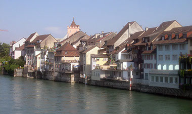 Stadtansicht - Rheinflelden Schweiz