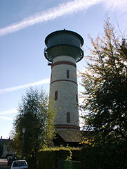 das Wahrzeichen der Stadt Rheinfelden - der Wasserturm - heute Museum der Narrenzunft